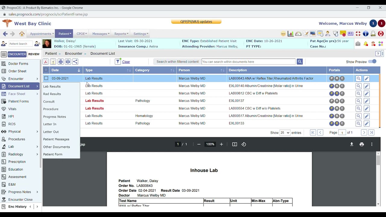 Internal Medicine EHR Software Demo