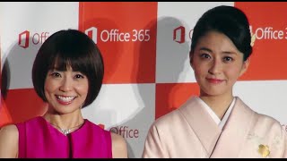 小林麻耶、小林麻央／日本マイクロソフト「New Office」発売記念イベント