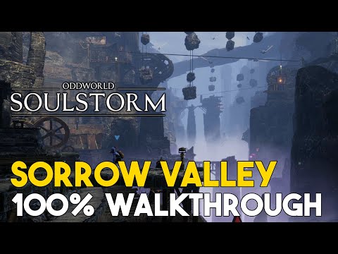 Oddworld Soulstorm Sorrow Valley 100% Walkthrough (All Mudokon, Secret Areas & Royal Jelly)