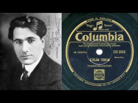 ETELÄN TUULIA (SPASIMI D'AMORE), Tanssiorkesteri (Nullo Romanin orkesteri) tammikuussa 1926