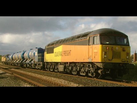 Prestatyn 19.10.2016 - Colas 56113 & 56087 on RHTT - class 56