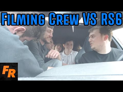 How Many Filming Crew Member Fit In My RS6 ?