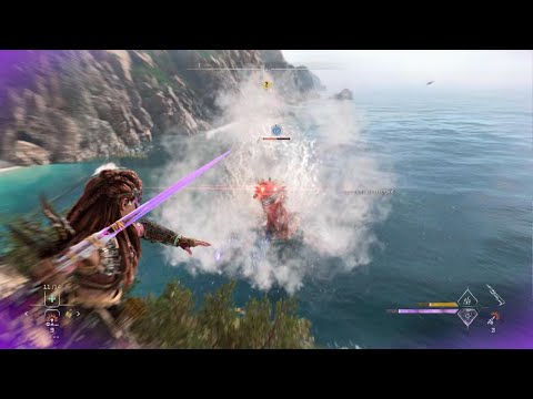 Horizon Forbidden West, Fast Tideripper kill, Very hard, PS5 gameplay.