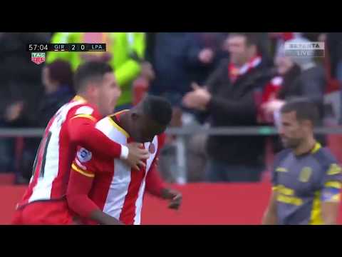 GIRONA VS LAS PALMAS (MICHAEL OLUNGA GOALS AND ASSIST) #shorts