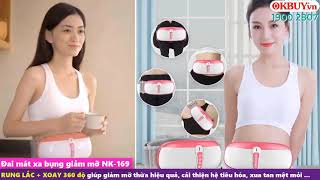 Video giới thiệu đai massage bụng xoa bóp rung lắc giảm mỡ cao cấp Nikio NK-169