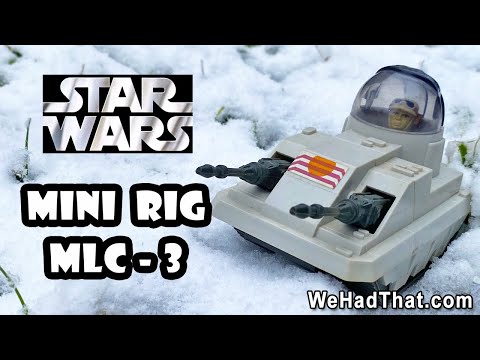 Star Wars MLC-3 Mini Rig Mobile Laser Cannon Vintage action figure review Kenner 1981 ESB MLC3