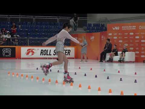 2019 WRG Inline Freestyle Classic Slalom JRW Qualification G1 6th Place Leung Yuet Ling (HKG)