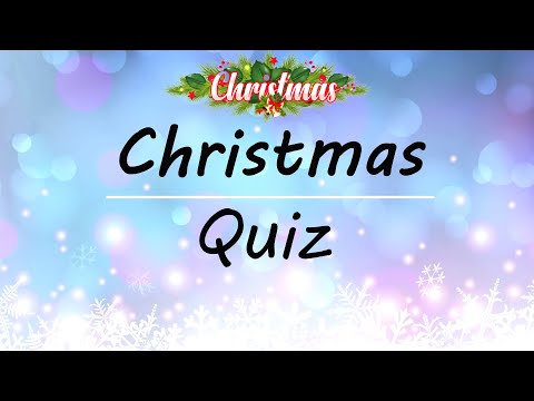 Christmas quiz. Christmas trivia. Christmas test.