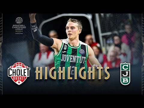 Cholet Basket v Joventut Badalona | Highlights | #BasketballCL 2025-26