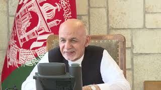 صحبت تیلفونی رئیس جمهور با متعلمین اناث ولسوالی دروازهای ولایت بدخشان.