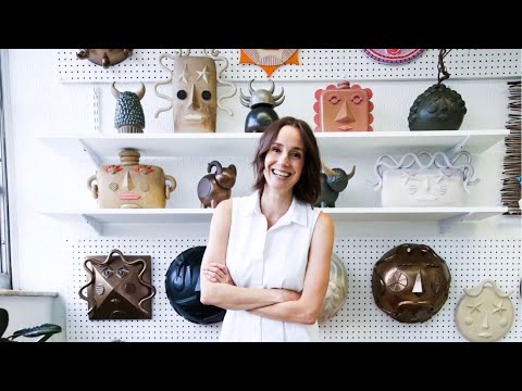 Ceramic artist, Keavy Murphree, hand crafts quirky and ... - YouTube