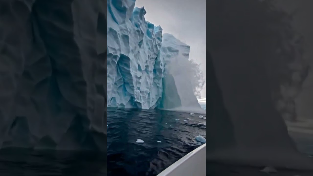 Melting Ice in south pole imagine by artificial intelligence #@NewlaunchseriesH00