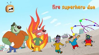 Fire Super Hero Doggy Don Adventures | Rat-a-Tat Season 13 Compilation| Cartoon For Kids| ChotoonzTV