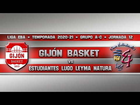 Partido Jornada 12 Liga EBA Gijon Basket 2015 - Estudiantes Lugo Leyma Natura