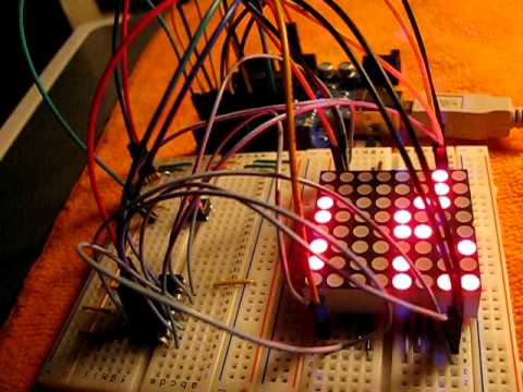 Conway's Game of Life on a LED matrix (Arduino)