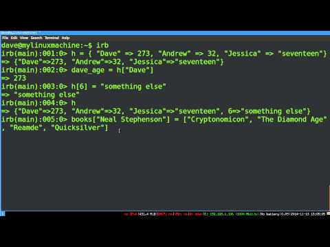 Programming Ruby 07 Hash Ops
