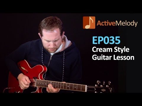 Cream Guitar Lesson - Eric Clapton Style Blues Lead - EP035