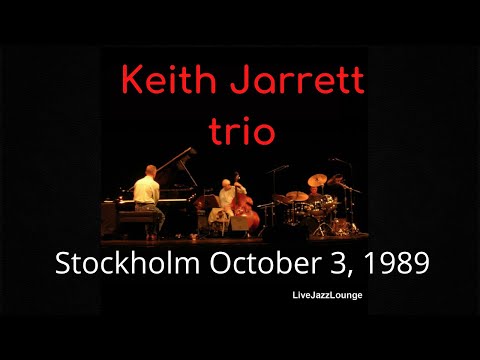 Keith Jarrett trio, Stockholm October 3, 1989
