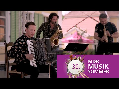 Mitschnitt vom MDR-Musiksommer 2021: Martynas Levickis und SIGNUM saxophone quartet