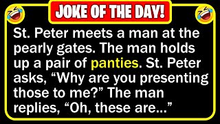 🤣 BEST JOKE OF THE DAY! - Three men were met by Saint Peter at the gates of...  | Funny Daily Jokes
