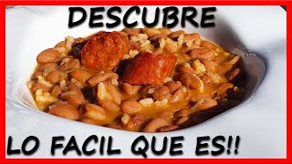 APRENDE a hacer JUDIAS PINTAS con Arroz +TRUCO Anti Gases 💨[Receta Para Principiantes]🔰
