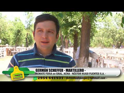 GERMAN SCHEFFER - DE FRENTE AL CAMPO junto al SECTOR PRODUCTIVO PAMPEANO-