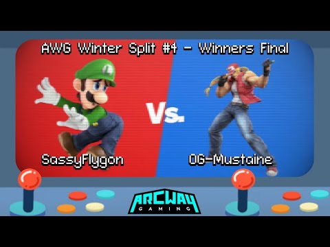 AWG Winter Split #4 Winners Final - SassyFlygon (Luigi) vs OG-Mustaine (Terry) Smash Ultimate - SSBU