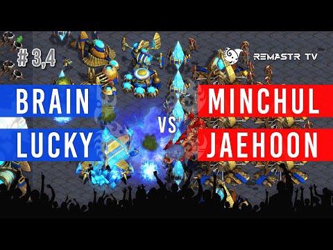 STARCRAFT KOREAN TEAM FASTEST 2 MINCHUL JAEHOON VS BRAIN LUCKYBACK ROUND 3 y 4