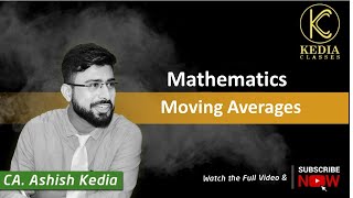 Moving Averages ISC Class 11 | Statistics | Mathematics Class 11 | Section C | Maths with Ashish Sir