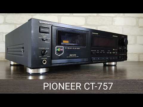 PIONEER CT-757 Rare Vintage Serviced MINT Stereo Cassette Deck 1990 Warranty image 21
