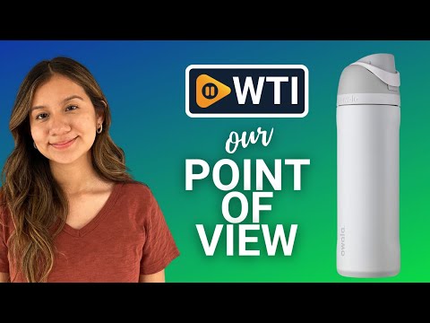 Owala FreeSip Insulated Stainless Steel Water Bottle with Straw for Sports and Travel - WTI product video review