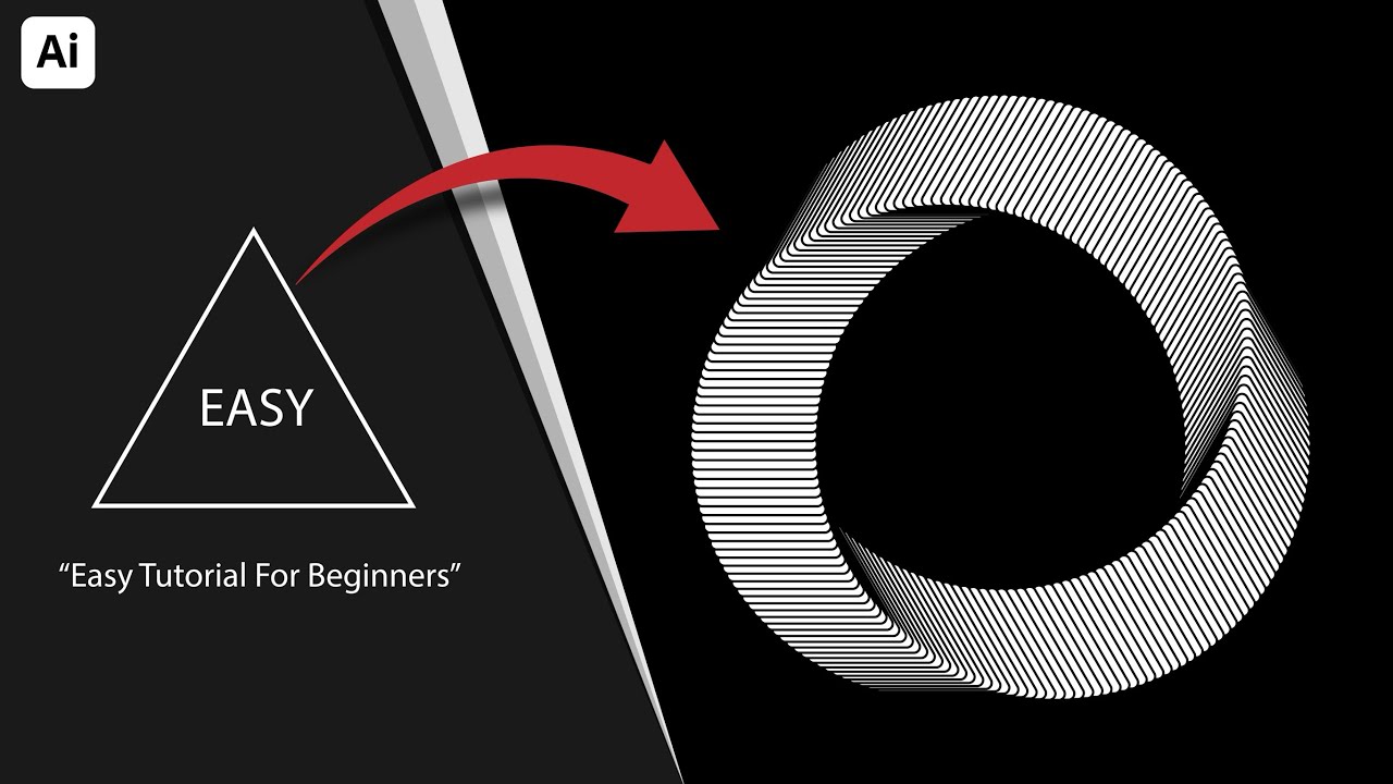 This Impossible Logo Looks Hard… But It’s Not! 🔥✨ (Easy Illustrator Trick)