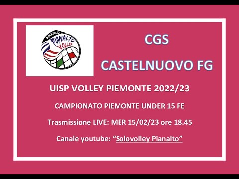 PIANALTO U15F Poirino - CSG CASTELNUOVO FC _ UISP VOLLEY PIEMONTE 2022/23 UNDER 15 FEMMINILE
