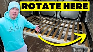 BEST METHOD for a fixed bed in your campervan - So comfortable!