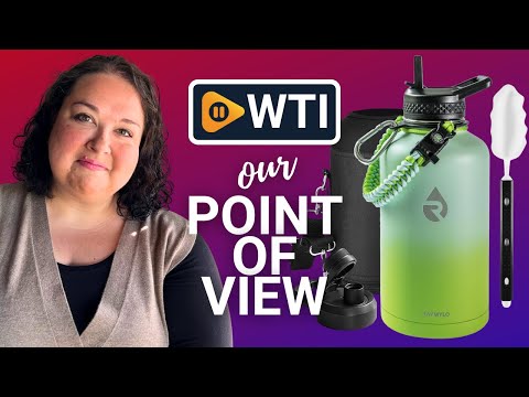 Insulated Water Bottle 64 oz - WTI product video review