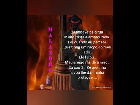Eu a dava pela rua Ponto de Zé Pretinho