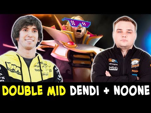 Double mid Dendi + Noone — BEST CIS miders vs SEA server