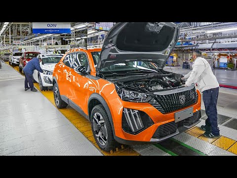 Inside Massive Factory Producing the Brand New Peugeot 2008 - Production Line