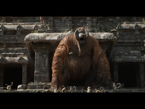 Jungle Book (2016) - monkey fight + King Louie chasing Mowgli