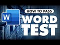How To Pass MICROSOFT WORD ASSESSMENT TEST Questions And Answers With Solutions