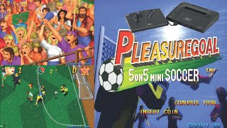 Pleasure Goal: 5on5 Mini Soccer Neo Geo - C&M Playthrough