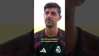 Courtois 🤝 Mourinho | #RMCity #RealMadrid