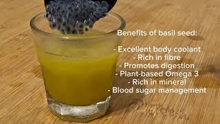 Benefits of Basil Seeds