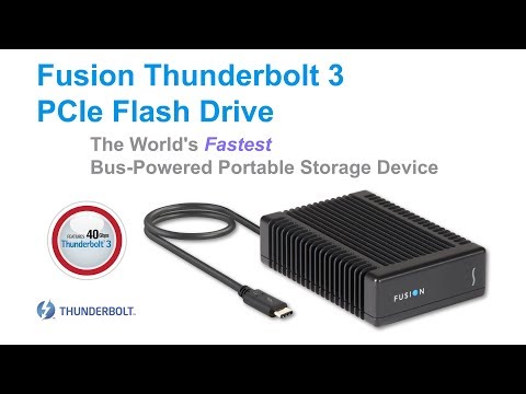 Sonnet Fusion Thunderbolt 3 PCIe Flash Drive