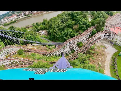 Phantom’s Revenge INSANE Hyper Roller Coaster 4K POV! | Kennywood Pennsylvania [No Copyright]