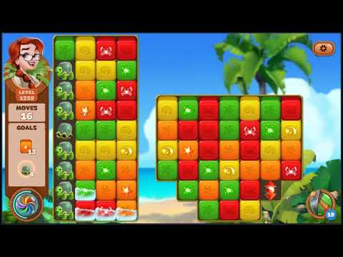 Lost Island Blast Adventure Level 1258 - NO BOOSTERS 🏝️ | SKILLGAMING ✔️