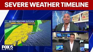 NYC weather timeline: Here's when rain could be the heaviest