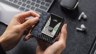VCL100- Carbon Fiber Money Clip Cardholder