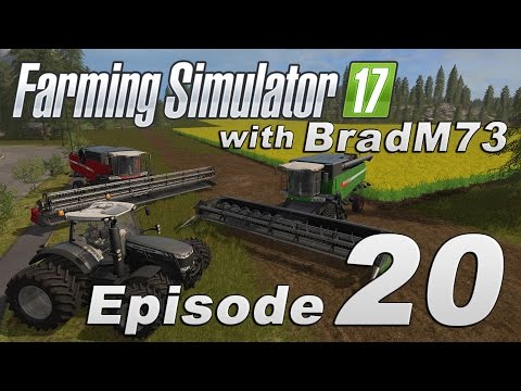 Farming Simulator 17 - Let's Play! - Episode 20 - Courseplay Offloading + Forestry Starters
