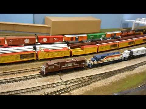 N-scale Enthusiast Convention in Chicago 2019 layouts. (part 1/4)